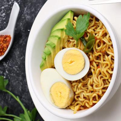 Noodles With Egg Avocado 
